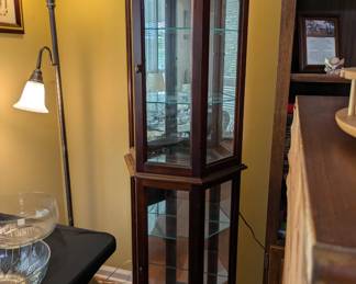 Lighted Curio cabinet 