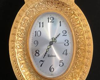 Bulova - winding stem table top clock 