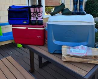 Assortment of Igloo Coolers