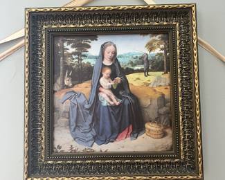 Framed Print "Rest on the Flight into Egypt" by Gerard David