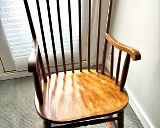Oak Spindle Back Rocking Chair