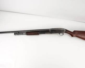 Make: Winchester
Model: 12
Caliber: 16 GA
Action: Pump
Barrel: 26
Bore: Shiny
Serial # 302735
Condition: Good
The Winchester Model 12 16-gauge shotgun is perfect as a vintage working gun for upland game. This shotgun is in very good condition and comes with 26 in barrel.
