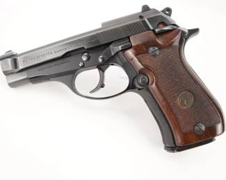 Make: Beretta
Model: 84 BB
Caliber: 9 Short
Action: Semi
Barrel: 3.75
Bore: Bright
Serial # D36852Y
Condition: Excellent
Importer: Beretta Ussa Corp
Beretta, the legendary Italian gun maker, recently imported a surplus of Model 84BB pistols. They had served the Guardia di Finanza, Italy’s rough equivalent to a DEA/CBP/IRS agency, for many years. This pistol is in excellent condition, and comes with one magazine.