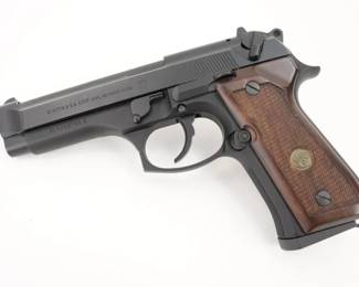 Make: Beretta
Model: 92FS
Caliber: 9mm Para
Action: Semi
Barrel: 4.75
Bore: Bright
Serial # BER353766Z
Condition: Very Good
The Beretta 92 FS was designed to be and remain the most accurate, durable and reliable semi-automatic pistol on the market. Easy to use, absolutely safe and with impressive firepower, it remains the best military, police and tactical pistol for over a quarter of a century. This firearm is in very good condition, and includes one magazine.