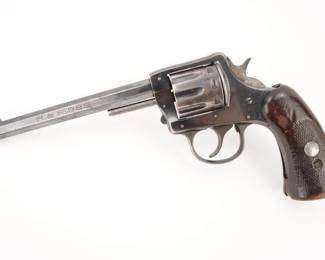 Make: H&R
Model: 922
Caliber: .22 LR
Action: DA
Barrel: 6
Bore: Shiny
Serial # NSN
Condition: Very Good
The Harrington & Richardson 922 was made in the mid-1930s. It's a very simple 9-shot double-action revolver in. 22 LR with no loading gate or ejector. It was always kind of an economy gun, but it was good enough to stay in production from 1927 to 1982. This revolver is in very good condition with signs of wear