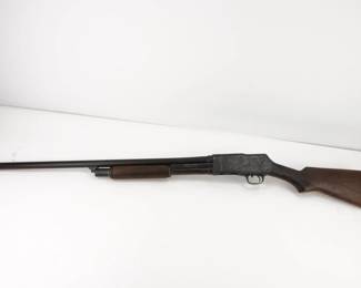 Make: WesternField
Model: 20
Caliber: 12 GA
Action: Pump
Barrel: 28
Bore: Frosty
Serial # NSN
Condition: Good
Westernfield model 20 12 ga shotgun features a 28” barrel. The shotgun is in good condition, showing signs of use and wear.
