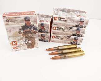 Make: Range
Model: 50 Rounds American Sniper
Caliber: 12.7x108
Condition: New
5 boxes of (10) Rounds of 12.7x108 680 GR FMJ ammo.