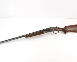 Make: Savage Arms
Model: Fox Model B
Caliber: 16 GA
Action: Break
Barrel: 28
Bore: Shiny
Serial # NSN
Condition: Great
The Savage Arms Fox Model B is a double-barrel, side-by-side shotgun with a boxlock. Features a beavertail forearm, vent rib, and a single gold-plated trigger. This shotgun is in great condition showing normal signs of use and wear.