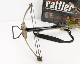 Make: Viper
Model: Rattler
Caliber: Crossbow
Condition: Very Good
A precision built bowstring for the most demanding crossbow archers. This PSE Viper Rattler crossbow is sold with the factory box and rod dot scope. The bow is in very good condition, showing normal signs of use and wear.