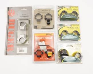 Make: Misc Unopened
Model: Scope Rings
Caliber: Various
Condition: New
6 packs of unopened scope rings including 3 Weaver Quad lock sets.