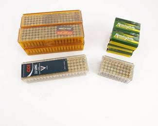 Make: Misc Brands
Model: 850 Rounds
Caliber: .22 LR
Condition: Very Good
850 total rounds of various brands of .22 LR in boxes and cases