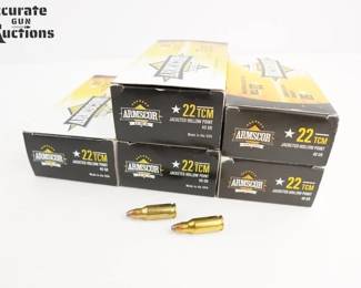 Make: Armscor
Model: 250 Rounds
Caliber: .22 TCM
Condition: New
5 Boxes of (50) rounds Armscor 40 GR JHP .22 TCM Rounds.