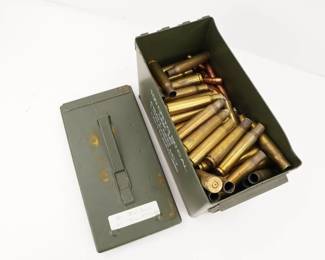 Make: Misc Reloading Equipment
Model: Brass
Caliber: .50 BMG
Condition: Very Good
Ammo can full of 50 BMG brass.
