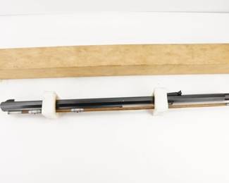 Make: Thompson Center
Model: Hawken Barrel
Caliber: .54 BP
Condition: New
With factory box, Thompson Center Hawken barrel chambered in .54 BP.