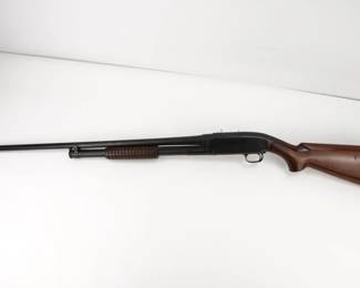 Make: Winchester
Model: Model 12
Caliber: 20 GA
Action: Pump
Barrel: 28
Bore: Shiny
Serial # 711295
Condition: Very Good
The Winchester Model 12 20-gauge shotgun is perfect as a vintage working gun for upland game. Although 20 gauge was the Model 12's first chambering, 12-gauge versions are far more common. This shotgun is in very good condition and comes with a 28-barrel and has signs of wear.
