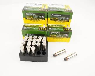 Make: Remington
Model: 120 Rounds HTP
Caliber: .357 MAG
Condition: New
6 Boxes of (20) rounds of Remington 125 GR SJHP High Terminal Performance .357 MAG ammo.