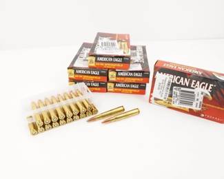 Make: Federal
Model: 120 Rounds American Eagle
Caliber: 30-06
Condition: New
6 boxes of (20) rounds of Federal American Eagle 150 GR FMJ 30-06 ammo designed for M1 Garand.