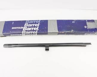 Make: Smith & Wesson
Model: 1000 Barrel
Caliber: 12 GA
Condition: Very Good
With factory box, this Smith and Wesson 1000 barrel measures at 18.5in and features a vented top rib and vented tip.