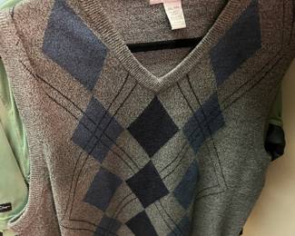 Geoffrey Beene Men's Sleeveless Sweater Vest - Size XL