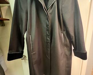 Anne Klein Black Coat - Size Medium
