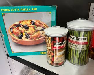 FoodSaver Canisters, Terra Cotta Paella Pan
