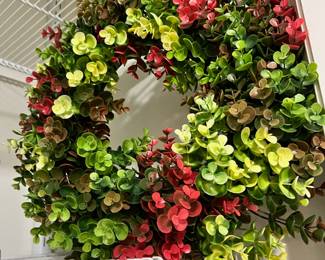 Faux Succulent Wreath