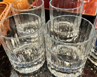 Set of 4 Old Fashion Low Ball Glasses