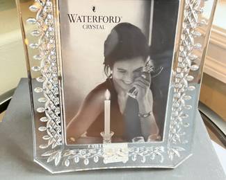 Waterford Crystal 5 X 7 Picture Frame with Lismore Pattern
