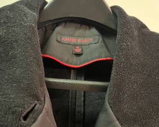 Anne Klein Black Coat - Size Medium