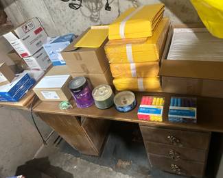 Lots of shipping supplies 