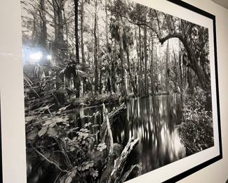 Clyde Butcher original B & W photograph- artist signed on back of  photo - slightly damaged $10,000