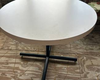 Round tables (qty 3) these tables fold down for easy storage 