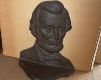 Pair of Lincoln bookends