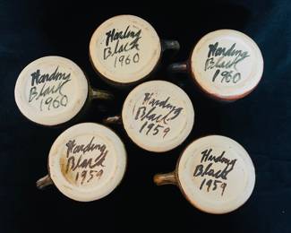 Harding Black Pottery 1959 & 1960