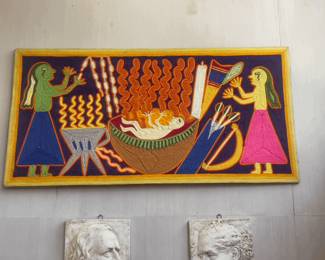Huichol Yarn Painting 