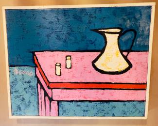 Vintage original painting by William Redford Thomas