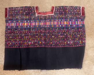 Several Vintage handmade Huipils