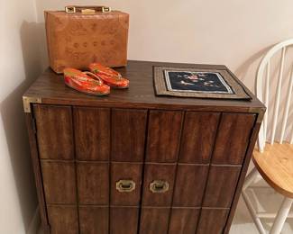 Vintage Campaign Cabinet