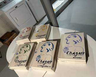 Marc Chagall Lithographe Volumes I, II, III, IV and Les Affiches