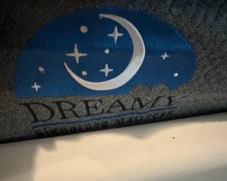 King White Eco Leather Bed w/ Dreamy Mattress