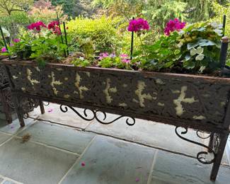 Pair of Long Antique Planters