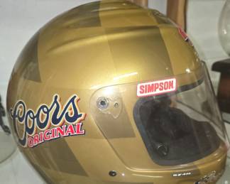 Authentic, autographed Helmet