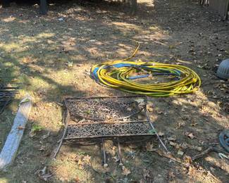 Rod iron collapsible table