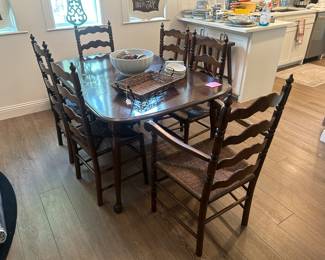 Hard Rock Maple vintage dining room set