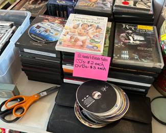 CD's and DVD's