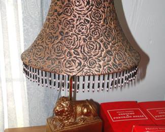 Lion lamp