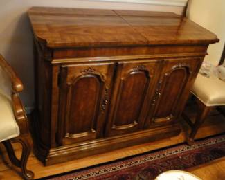 The bar in closed position