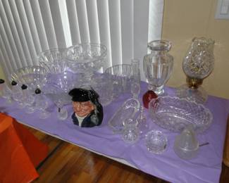 Waterford crystal mostly, Royal Doulton Lobsterman