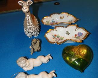 Lladro, Herend, Murano heart and more