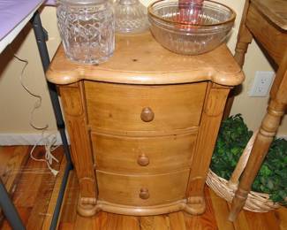 3 drawer side table or nightstand